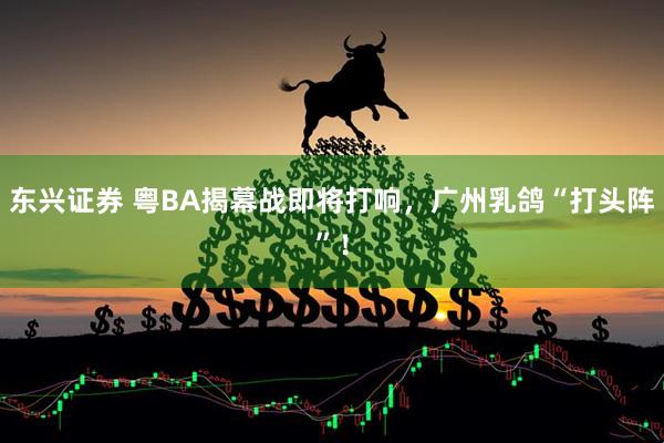 东兴证券 粤BA揭幕战即将打响，广州乳鸽“打头阵”！