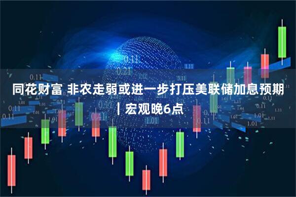 同花财富 非农走弱或进一步打压美联储加息预期｜宏观晚6点